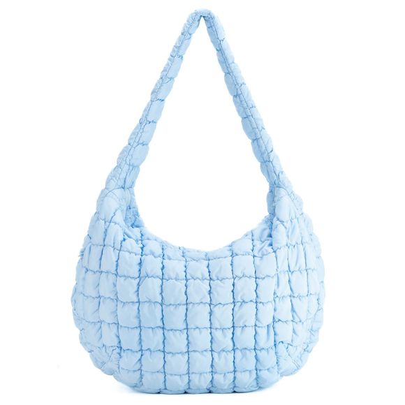 Puffer Tote Bag Quilted Crossbody, Lhtweht Puffy Purse Large ^_^ - Picture 1 of 7
